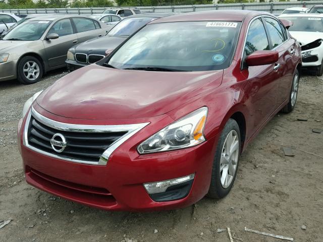 1N4AL3AP2DN440048 - 2013 NISSAN ALTIMA 2.5 RED photo 2