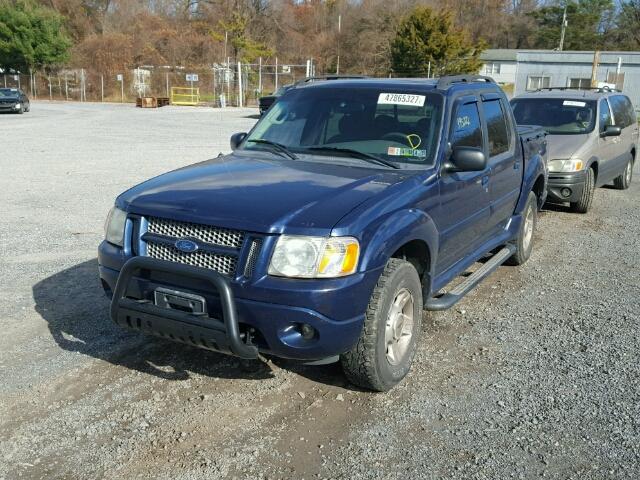 1FMZU77K64UB69655 - 2004 FORD EXPLORER S BLUE photo 2