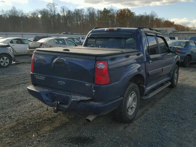 1FMZU77K64UB69655 - 2004 FORD EXPLORER S 蓝色 照片 4