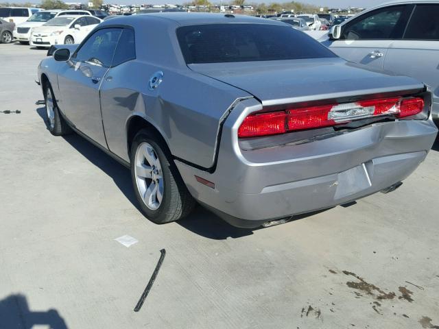2B3CJ4DG7BH519393 - 2011 DODGE CHALLENGER SILVER photo 3