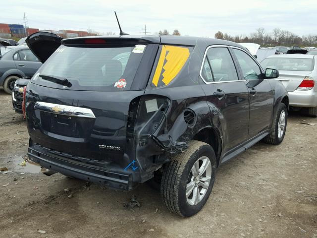 2GNALBEK3D6341253 - 2013 CHEVROLET EQUINOX LS BLACK photo 4