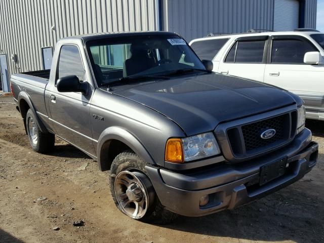 1FTYR10U24PA00712 - 2004 FORD RANGER GRAY photo 1