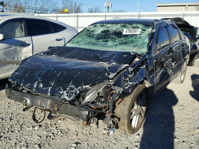 2G1WS551769375927 - 2006 CHEVROLET IMPALA POL BLACK photo 2