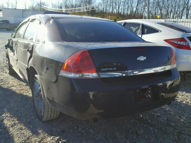 2G1WS551769375927 - 2006 CHEVROLET IMPALA POL BLACK photo 3