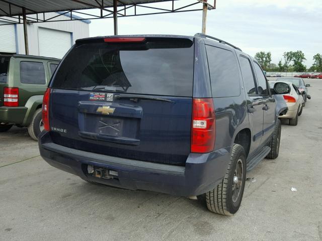 1GNFC13C37R348188 - 2007 CHEVROLET TAHOE C150 BLUE photo 4