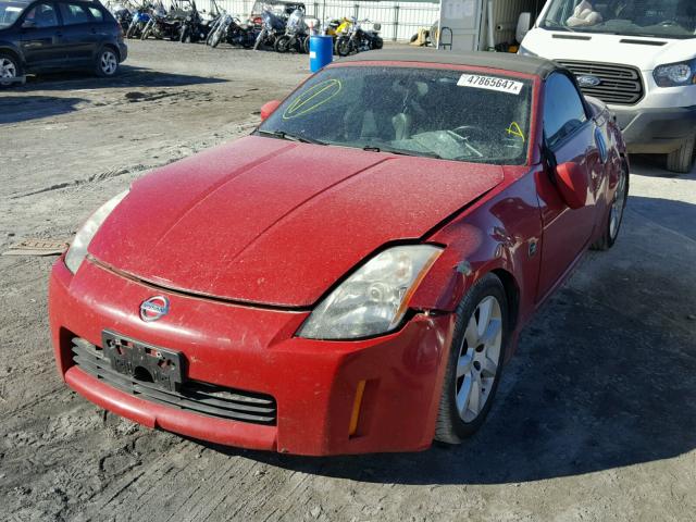 JN1AZ36D85M700311 - 2005 NISSAN 350Z ROADS RED photo 2