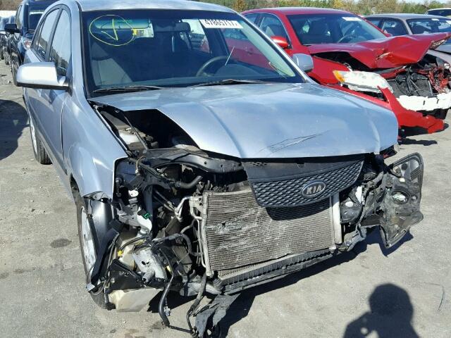 KNADE163066058123 - 2006 KIA RIO 5 SILVER photo 9