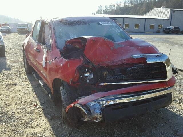 5TBBT54148S459047 - 2008 TOYOTA TUNDRA DOU RED photo 1