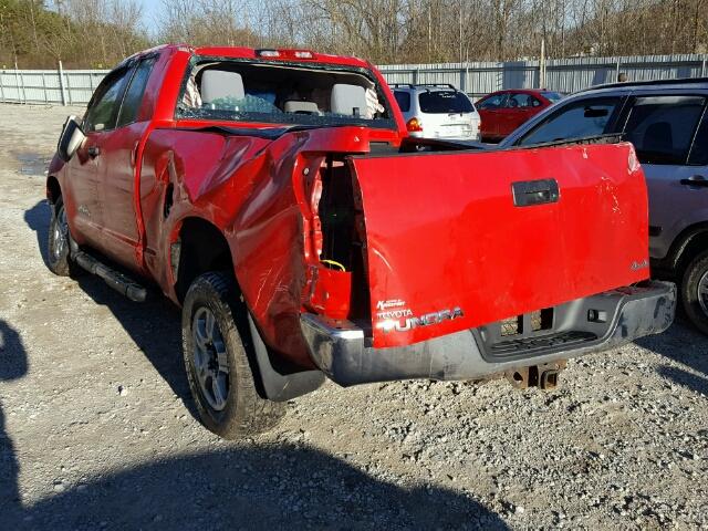 5TBBT54148S459047 - 2008 TOYOTA TUNDRA DOU RED photo 3