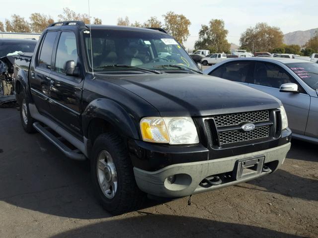 1FMZU77E12UC75356 - 2002 FORD EXPLORER S BLACK photo 1