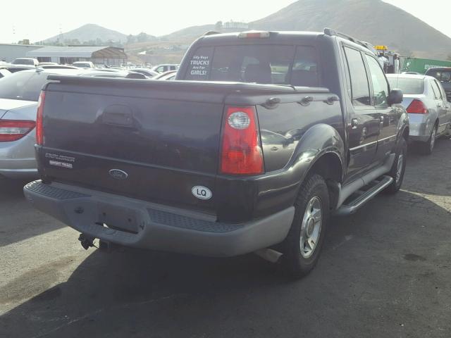 1FMZU77E12UC75356 - 2002 FORD EXPLORER S BLACK photo 4