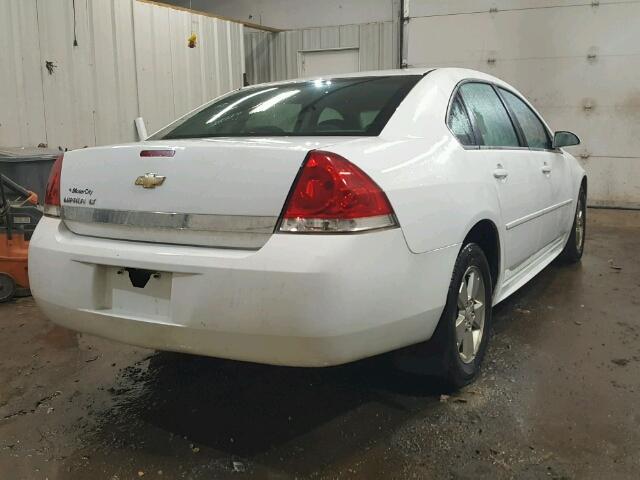 2G1WB5EN4A1220021 - 2010 CHEVROLET IMPALA LT WHITE photo 4