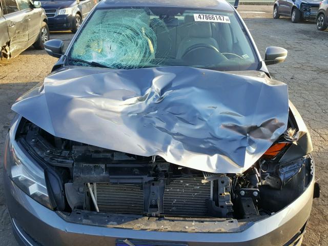 1VWAP7A38EC027001 - 2014 VOLKSWAGEN PASSAT S GRAY photo 9