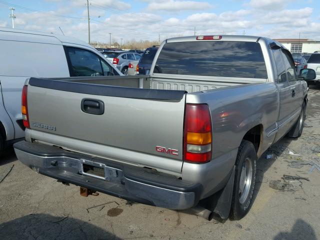 2GTEC19T321356482 - 2002 GMC NEW SIERRA TAN photo 4