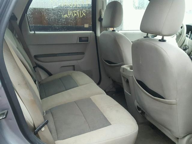 1FMCU93118KA62660 - 2008 FORD ESCAPE XLT GRAY photo 6