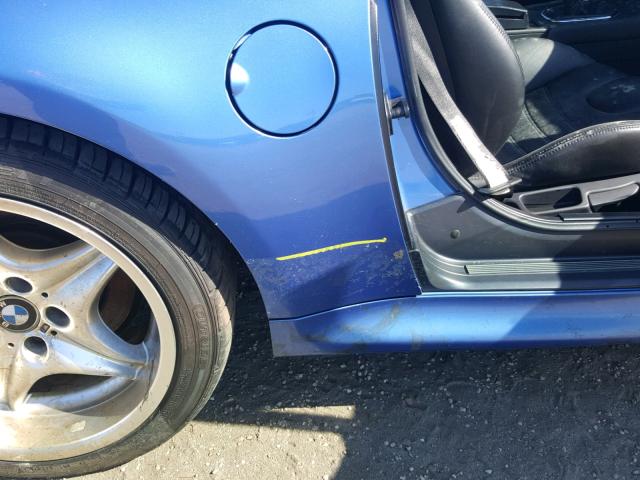 WBSCM9346YLC61904 - 2000 BMW M COUPE BLUE photo 9