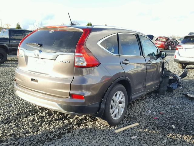 2HKRM4H74FH661899 - 2015 HONDA CR-V EXL CHARCOAL photo 4