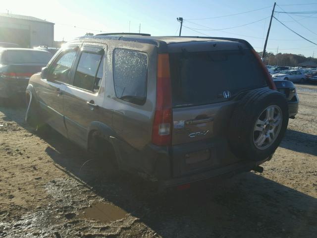 JHLRD78862C058715 - 2002 HONDA CR-V EX BEIGE photo 3