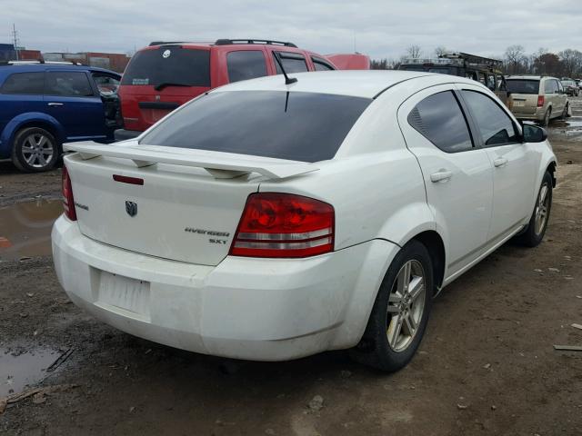 1B3LC56B09N509663 - 2009 DODGE AVENGER SX WHITE photo 4