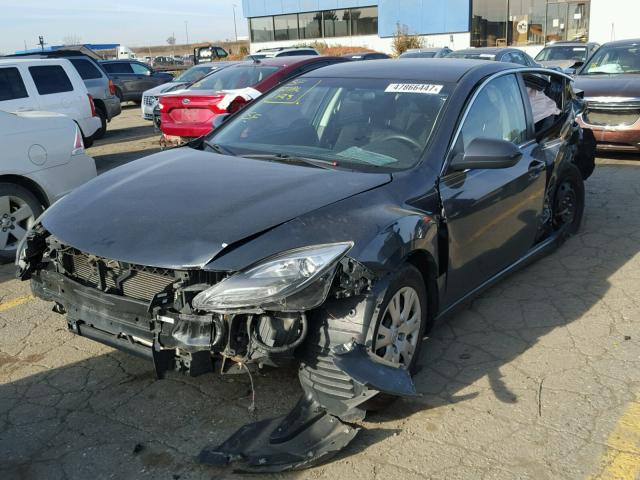 1YVHZ8BH4C5M26656 - 2012 MAZDA 6 I GRAY photo 2