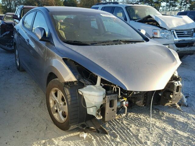 5NPDH4AE3EH491363 - 2014 HYUNDAI ELANTRA SE TAN photo 1