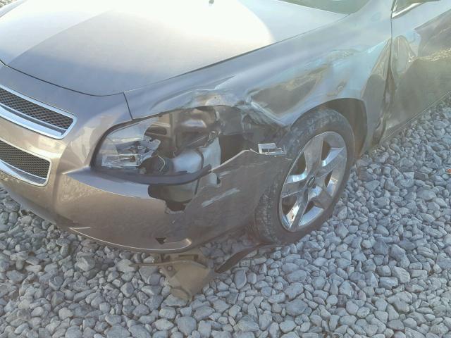 1G1ZA5EU4CF213783 - 2012 CHEVROLET MALIBU LS 灰色 照片 9