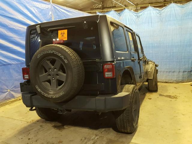 1C4BJWDG4GL309947 - 2016 JEEP WRANGLER U BLACK photo 4