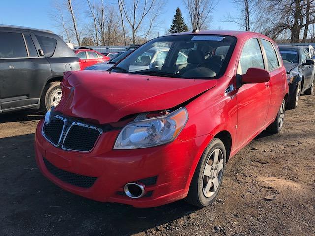 KL2TD66E29B633997 - 2009 PONTIAC G3 RED photo 2