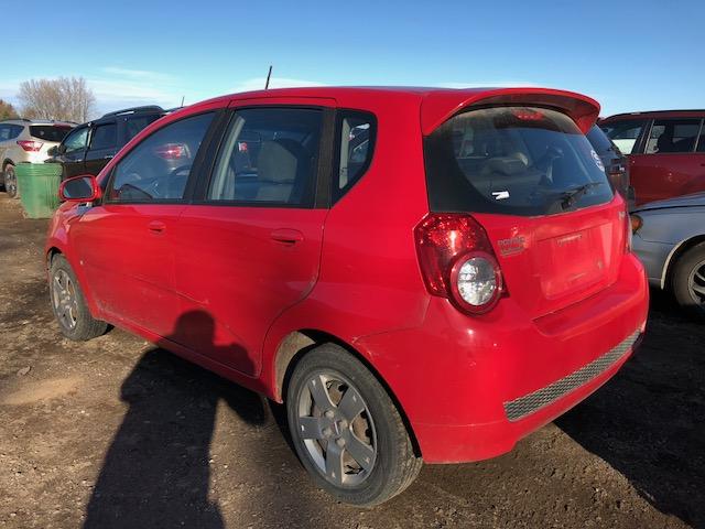 KL2TD66E29B633997 - 2009 PONTIAC G3 RED photo 3