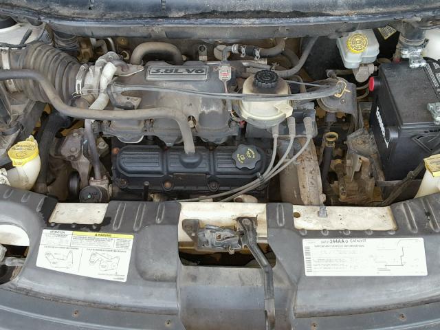 2D4GP44L65R565827 - 2005 DODGE GRAND CARA WHITE photo 7