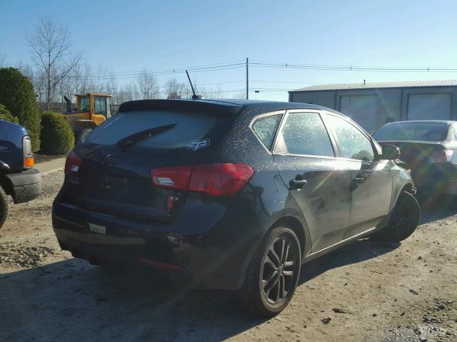 KNAFU5A22B5433365 - 2011 KIA FORTE EX BLACK photo 4