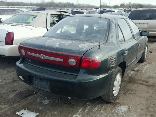 1G1JC52F937224740 - 2003 CHEVROLET CAVALIER GREEN photo 4