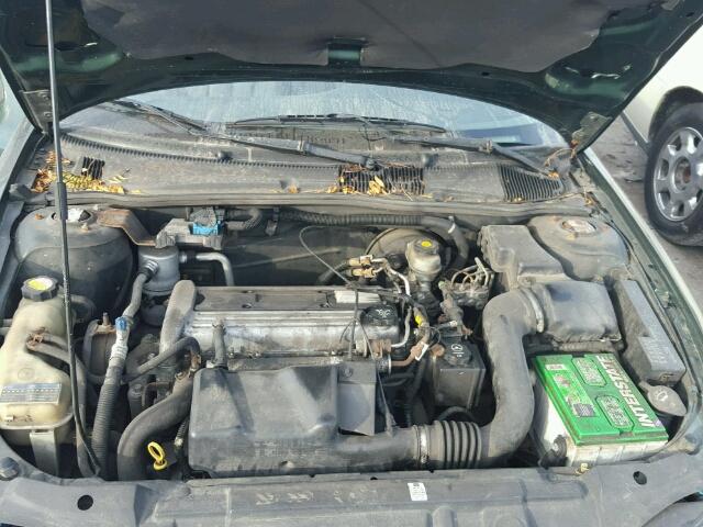 1G1JC52F937224740 - 2003 CHEVROLET CAVALIER GREEN photo 7