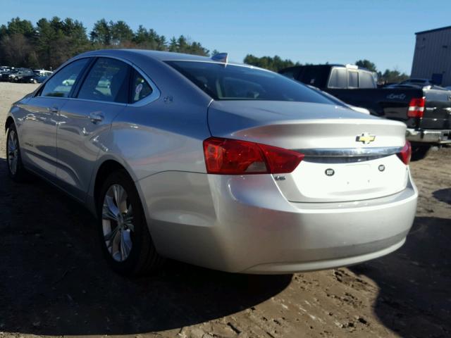 2G1125S32F9203286 - 2015 CHEVROLET IMPALA LT SILVER photo 3