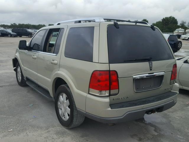 5LMEU68H53ZJ34017 - 2003 LINCOLN AVIATOR TAN photo 3