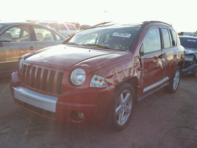 1J8FT57W17D108597 - 2007 JEEP COMPASS LI RED photo 2