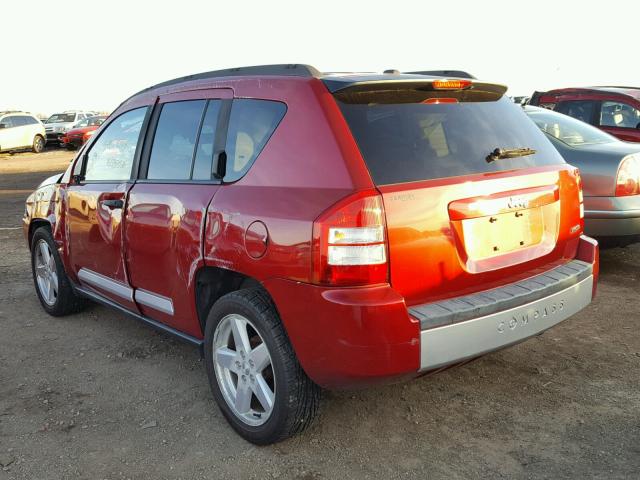 1J8FT57W17D108597 - 2007 JEEP COMPASS LI RED photo 3