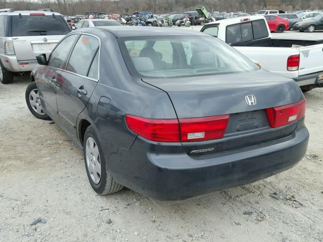 1HGCM56455A197159 - 2005 HONDA ACCORD LX BLUE photo 3