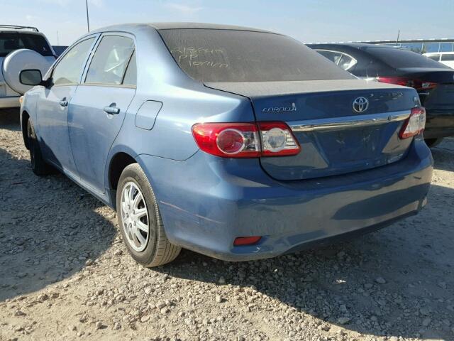 5YFBU4EE7CP067066 - 2012 TOYOTA COROLLA BA BLUE photo 3