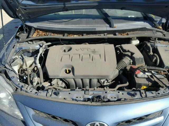 5YFBU4EE7CP067066 - 2012 TOYOTA COROLLA BA BLUE photo 7