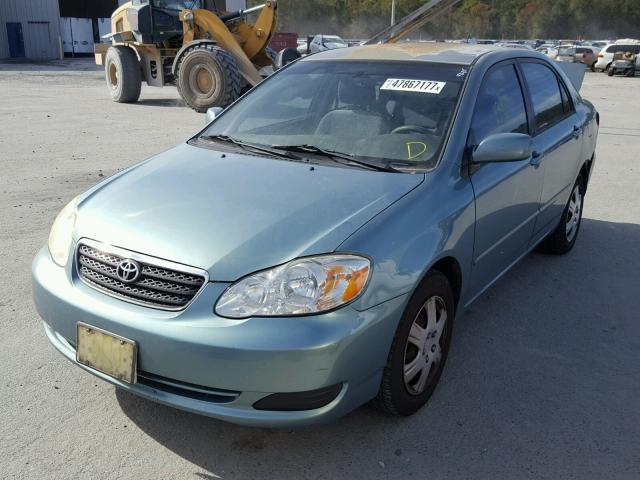 1NXBR32E26Z614635 - 2006 TOYOTA COROLLA CE GREEN photo 2