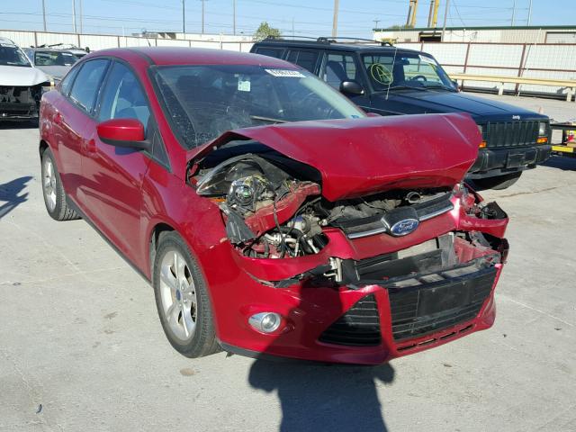 1FAHP3F26CL221622 - 2012 FORD FOCUS SE RED photo 1