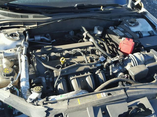 3FAHP0HAXCR429409 - 2012 FORD FUSION SE SILVER photo 7