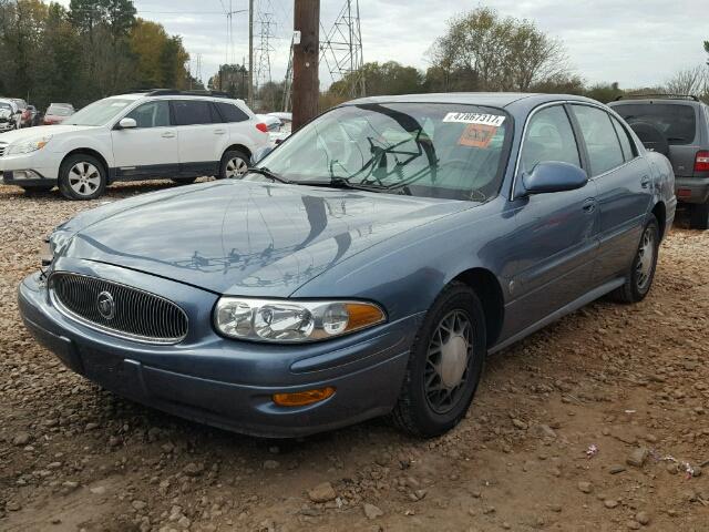 1G4HR54K02U221641 - 2002 BUICK LESABRE LI BLUE photo 2