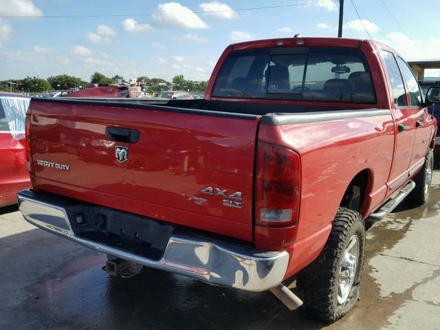 1D7KS28D85J634329 - 2005 DODGE RAM 2500 S Qırmızı foto 4