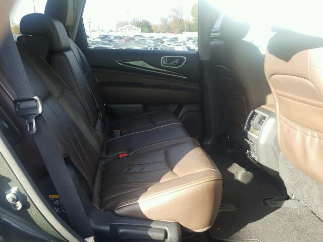 5N1AL0MN6DC310557 - 2013 INFINITI JX35 BASE CHARCOAL photo 6