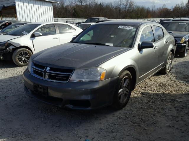 1C3CDZCB4CN179254 - 2012 DODGE AVENGER SX CHARCOAL photo 2