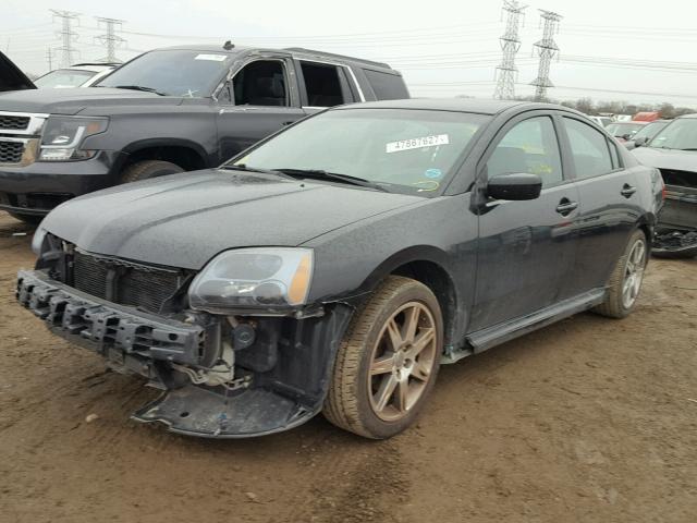 4A3AB76T47E046479 - 2007 MITSUBISHI GALANT RAL BLACK photo 2