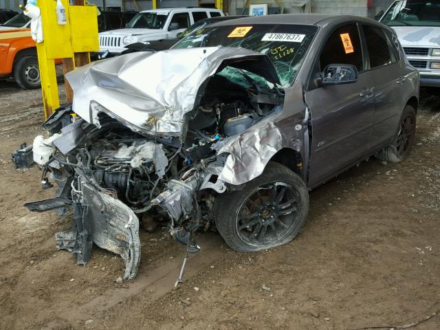 JM1BK143651241639 - 2005 MAZDA 3 HATCHBAC GRAY photo 2