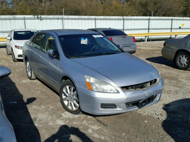 1HGCM66497A078894 - 2007 HONDA ACCORD SE SILVER photo 1